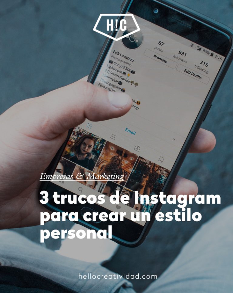 Imagen portada 3 trucos de Instagram para crear un estilo personal
