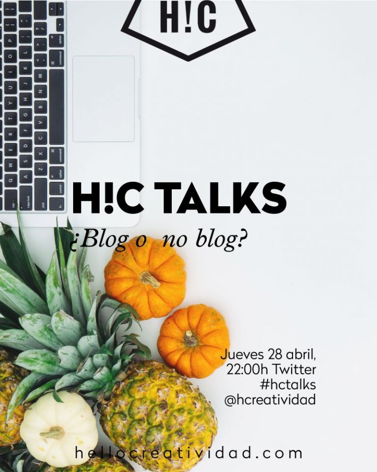 Imagen portada #hctalks: blog o no blog