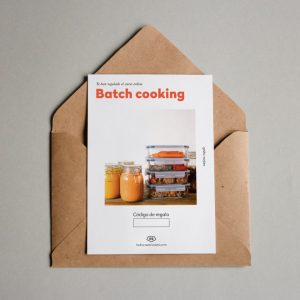Tarjeta regalo Batch cooking