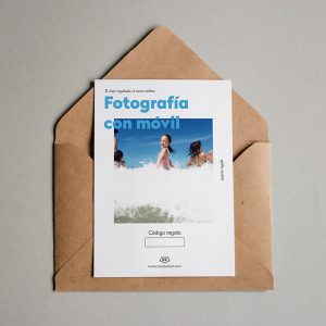 Tarjeta regalo Fotografía con móvil